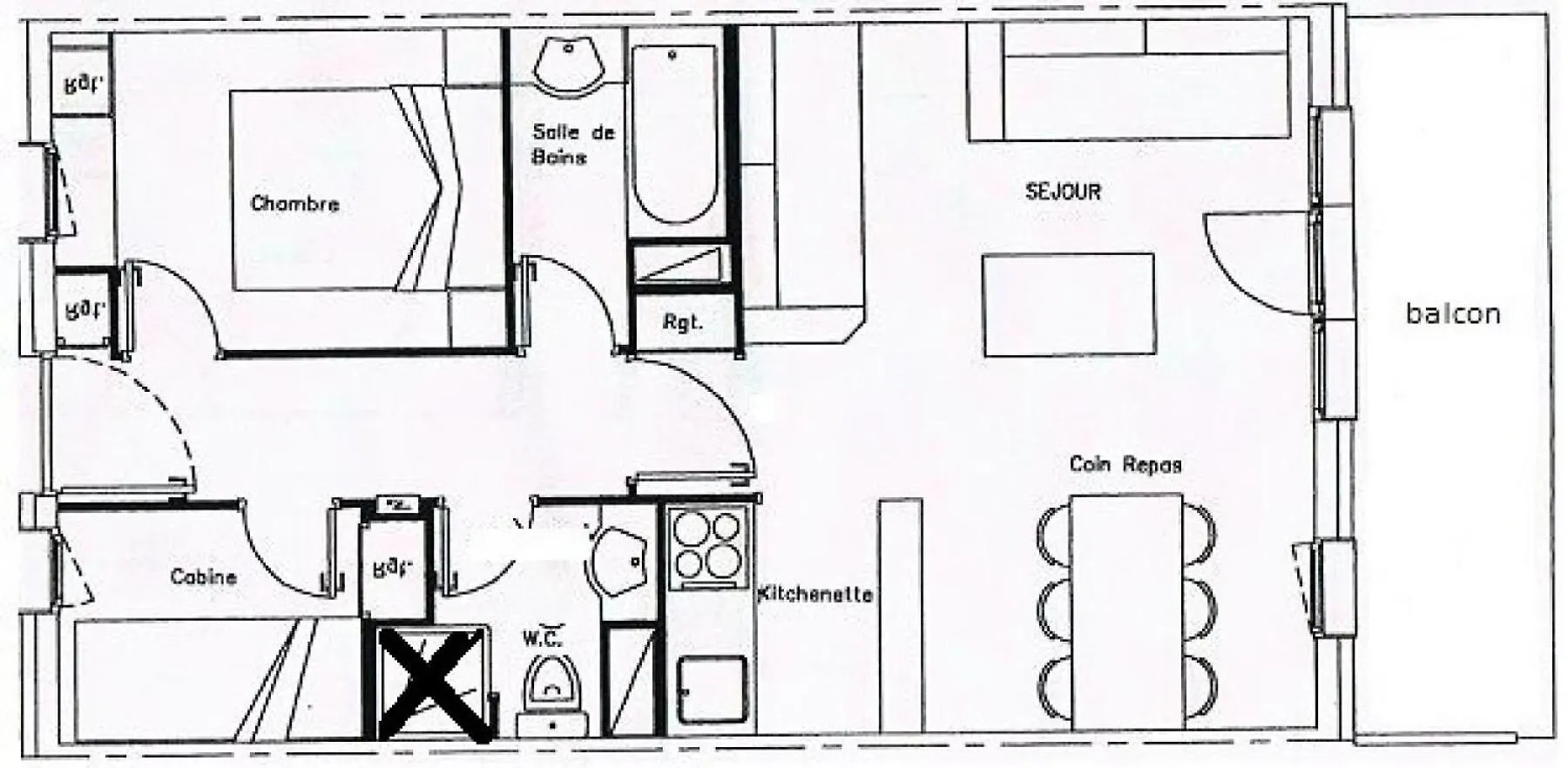 Residence Le Mont Soleil A - Appt 3 Pieces 6 Pers- Le Mont-Soleil A - Plagne Soleil Mae-9394 La Plagne Apartment